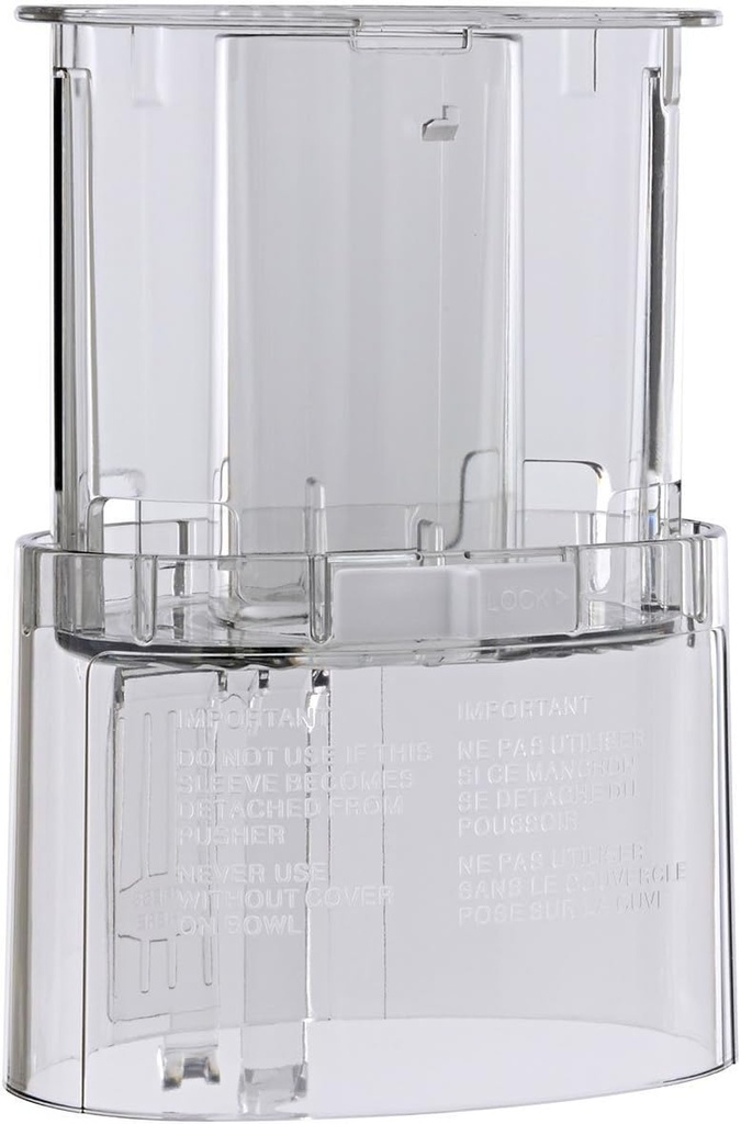 Cuisinart Tritan Food Processor Large Pusher & Sleeve, DLC-018BGTXT1