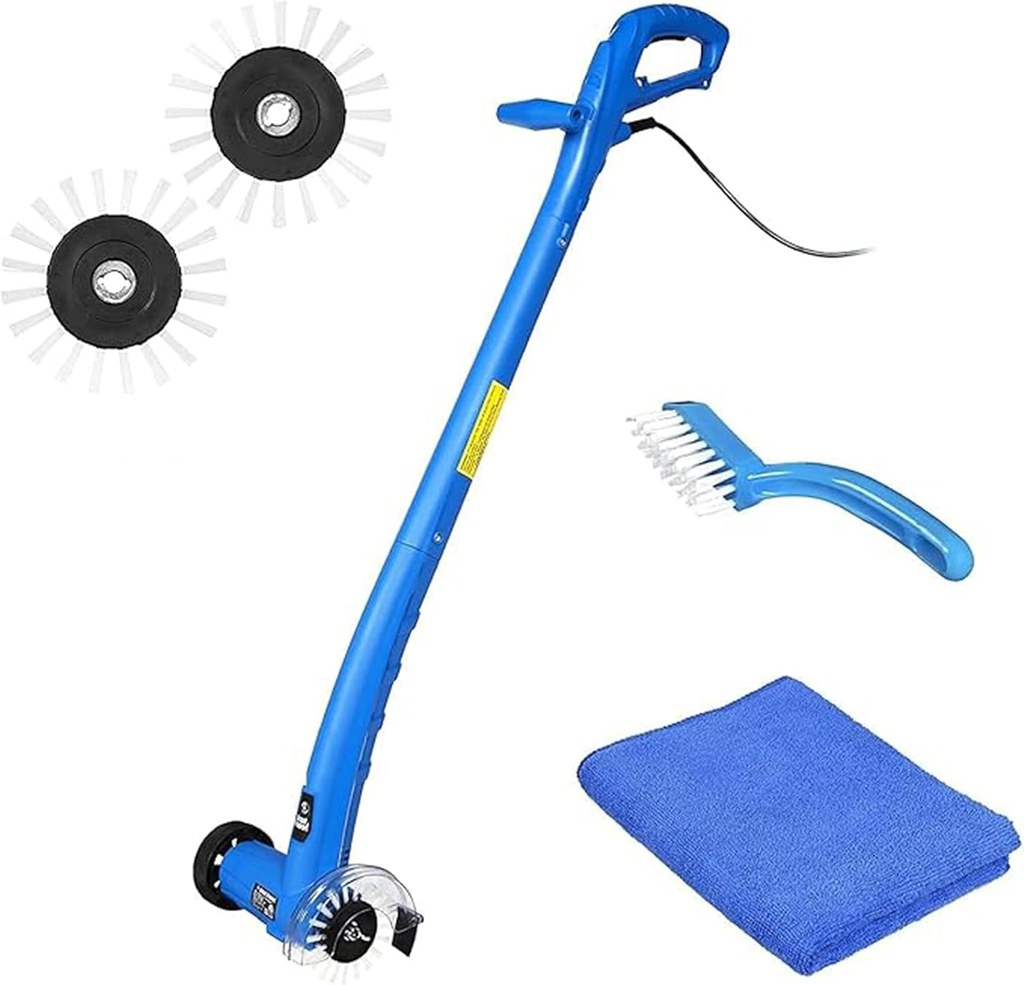 Electric Stand-Up Lightweight Grout Cleaning Machine – Easy-to-Use Tile Grout Cleaner for Deep Cleaning Kitchen Floors, Bathrooms & Tile Surfaces | Powerful Electric Floor Scrubber Tool (Original)