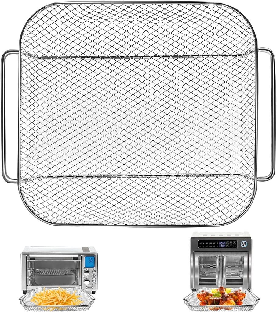 Air Fryer Replacement Parts for Emeril Lagasse Everyday 360 26 QT Extra Large Air Fryer, 12.5''×10.2'' Steel Air Fryer Accessories Wire Rack