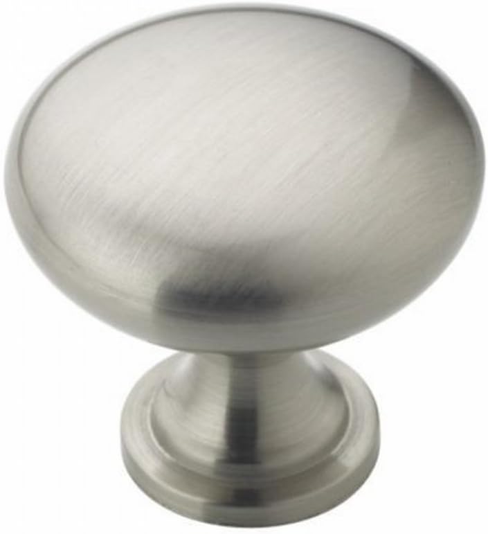 Amerock BP53005G10 1-1/4in. Allison Value Hardware Cabinet Round Knob, Satin Nickel (2-Pack)