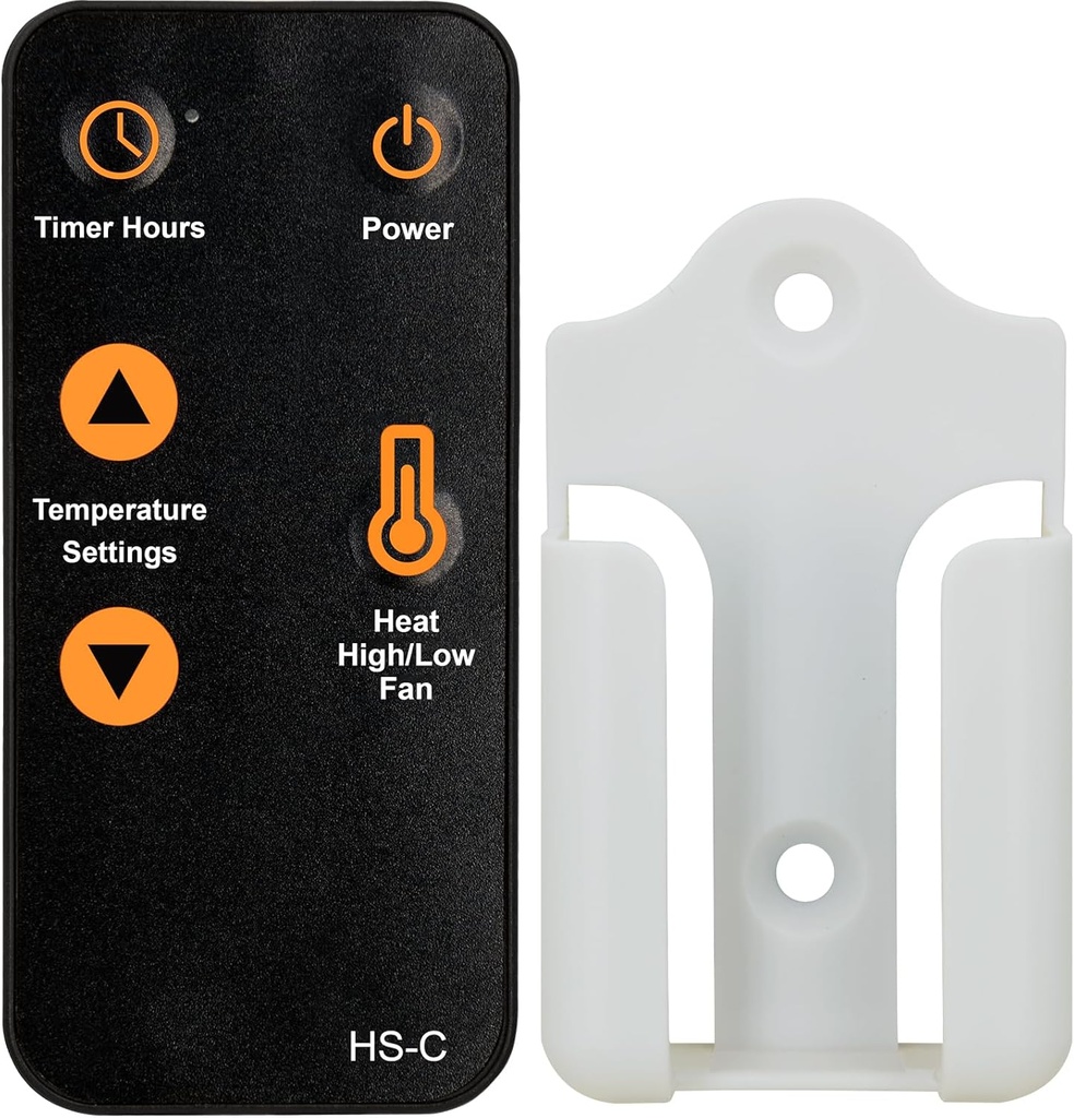 Replacement Remote Control for Heat Surge Space Heater WP18D (with Wall Mounting Bracket)