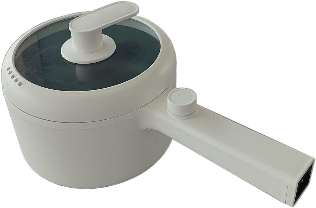 Electric Hot Pot, 1.5L Mini Electric Cooker, Non-stick Frying Pan, Multifunction Electric Skilet for Stir Fry, Roast,Steam with Power Adjustment,For Ramen, Dumpling, Soup, Porriage, etc