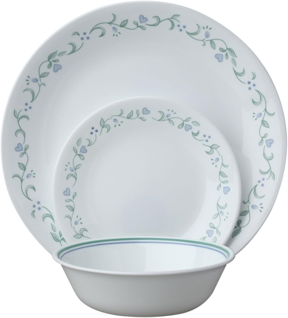 Corelle Country Cottage 12 Piece Service for 4, White, 12 - Piece Set