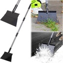 Suchtale 54 Inch Heavy Duty Snow Shovel and Ice Scraper with Adjustable Long Handle, Multifunctional Floor Scraper Tool for Driveway, Sidewalk, Garden and Outdoor Cleaning