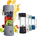 COOK WITH COLOR Mini Portable Blender - 250W Power, 12oz Capacity, Stainless Steel Blade, Wireless/USB Rechargeable, Grey