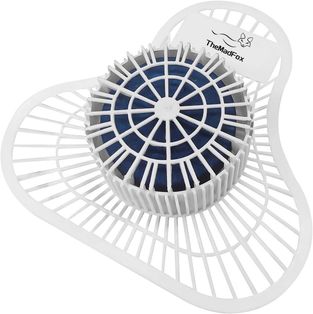 Urinal Screen Deodorizer (12 Pack),Urinal Cakes with Block Long-Lasting Ocean Breeze Scent,Anti-Splash Urinal Screens for Men Bathroom Airport Office Mall Hotel