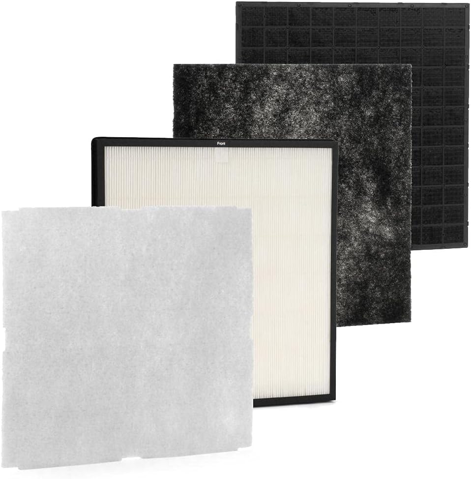 Rabbit Air, Genuine Original Air Purifier Filter - MinusA2 Filter Replacement Kit and HEPA Filter Replacement Compatible with Models SPA-700A and SPA-780A/N (with Odor Remover Customized Air Filter)