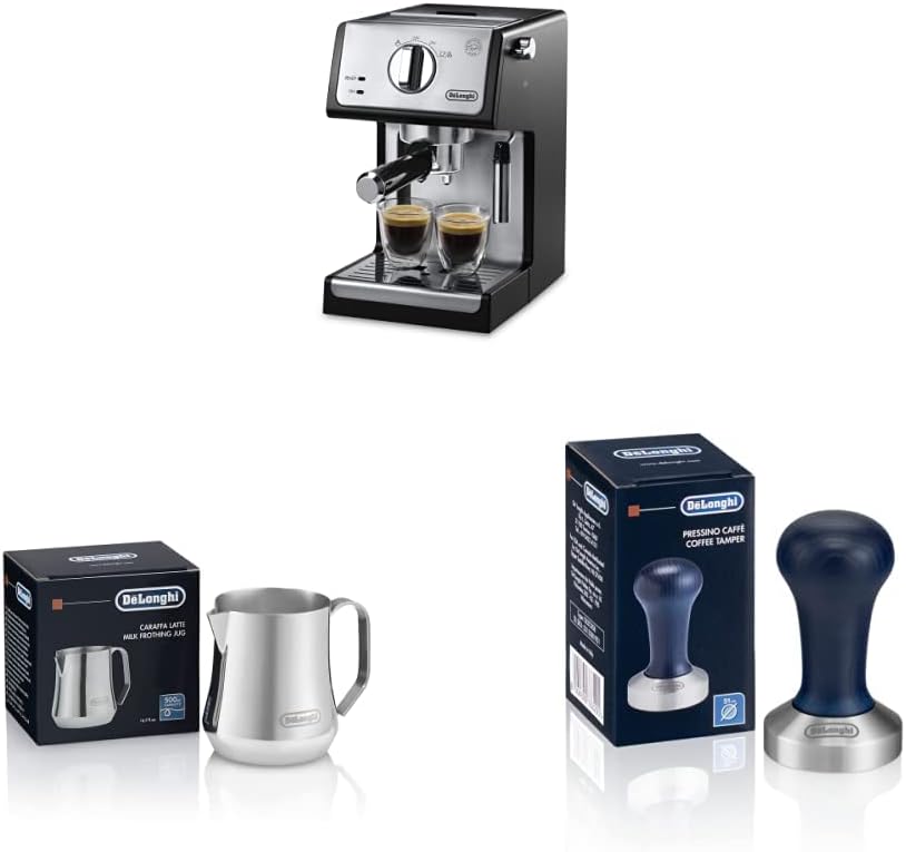 De'Longhi ECP3420 Bar Pump Espresso and Cappuccino Machine with Milk Jug & Tamper