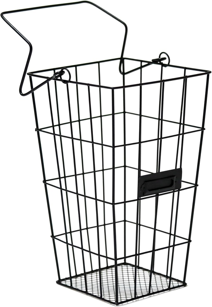 Trademark Innovations Metal Wire and Mesh Hanging Utensil and Storage Basket