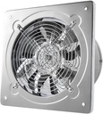Kitchen Exhaust Fan 6''7''8'' Booster Blower Fan Extractor Exhaust Fan Ventilation Pipe Fan Toilet Kitchen Wall Window Stainless Steel Fan(8inch)