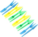 6 Sets Planting Seedlings Dibber Widger Garden Tool Plastic Garden Widger Seedling Dibber and Widger Seed Widger Seedlings Dibber Sowing Digging Tool Transplanting Planting Tool, Multicolor