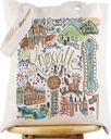 WZMPA Knoxville Tennessee Travel Tote Bag Knoxville Souvenir Gift Knoxville Travelling Culture Reusable Grocery Bags