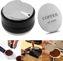 51mm Coffee Distributor & Tamper, Dual Head Coffee Leveler and Espresso Puck Screen Fit for 51mm Breville Portafilter, Adjustable Depth Professional Barista Espresso Hand Tamper for Espresso Machine