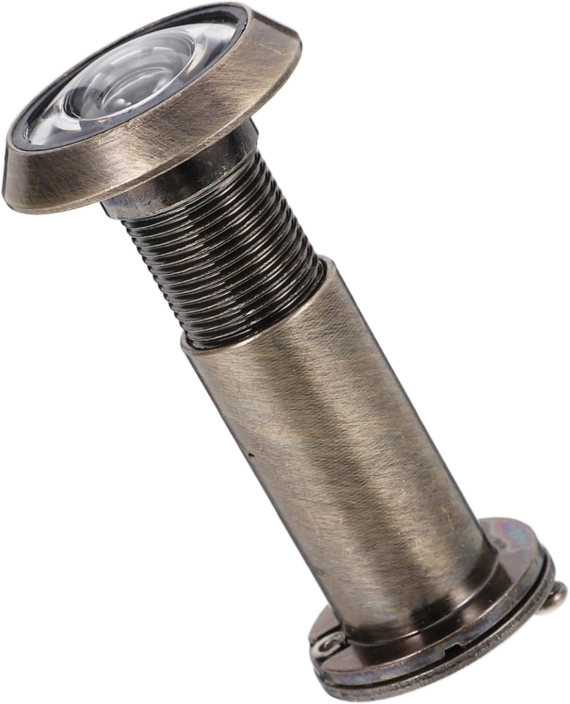 200-Degree Wide Angle Peephole for Wooden Doors Security Door Viewer Privacy Cover Aluminum Frame Easy to Install Suitable for Front Entrance and