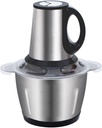 Food Processor Electric, Meat Grinder Small Food Chopper (3L,300W) for Meat, Vegetable, Onion and Fruits, Stainless Steel Bowl and 4 Sharp Blades