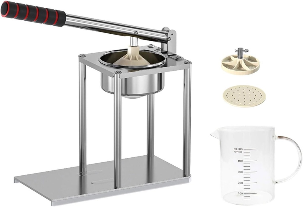 Stainless Steel Manual Juicer, Hand Press Citrus Juicer With 500ml Measuring Cup, Professional Fruit Juices Squeezer, For Pomegranate Lemon Lime Citrus