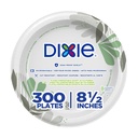 Dixie 8 1/2 Inch Medium-Weight Disposable Paper Plates, Pathways, 300 Count, Bulk Case, 6 Packs/50 Count Per Pack, (Georgia-Pacific #UX9P300)