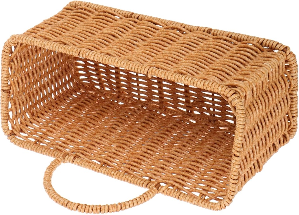 Zerodeko Handwoven Rattan Hanging Basket for Kitchen Wall-Mounted Storage Basket for Fruits and Vegetables Portable Multi-Functional for Organizing Onion and Garlic