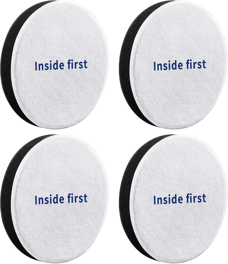 KEEPOW Vacuum Filters for Eureka, Power Speed Vacuum Filters Replacement for Eureka NEU182A, NEU182B, NEU280, NEU180, NEU181, NEU188, NEU202 Bagless Upright Vacuum Cleaner, Part E0202 (4 Pack)