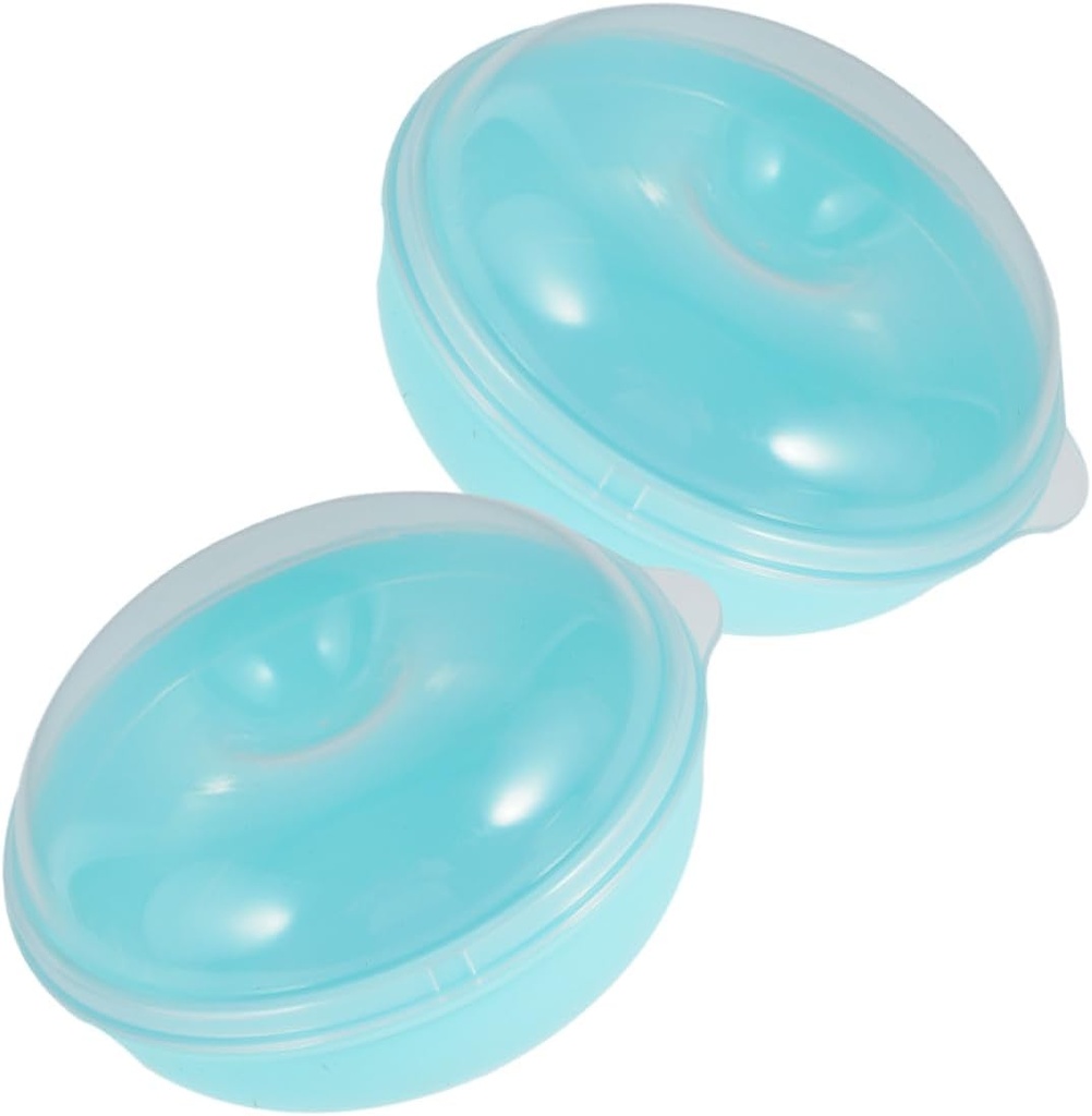 2pcs Airtight and Donut Storage Container with Microwaveable Design Portable Bread Box for Freshness Kitchens Bakeries and Homes Doughnut Holder