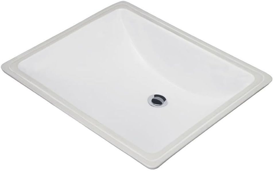 Gerber Plumbing 5015 412 FD SET Logan Square Petite Undercounter Lav, White