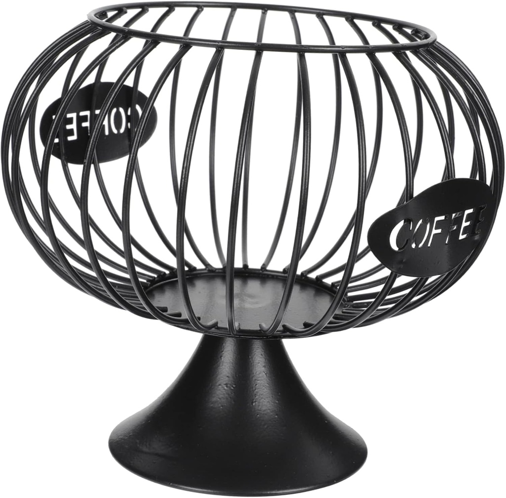 Coffee Holder Capsules Storage Stand Snack Fruit Holder Lightweight Iron Basket