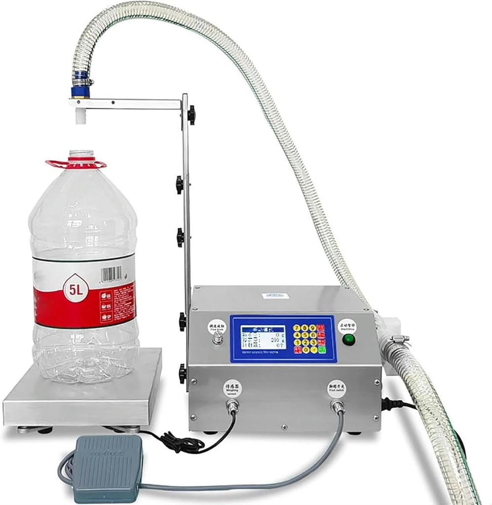 Automatic Filling Machine With Weighing And Digital Control, Equipped With Diaphragm Pump, Suitable For Milk, Water, Wine, Beverage, Soy Sauce, Vinegar, Liquid Filling Machines, 36 Liters/minute~/