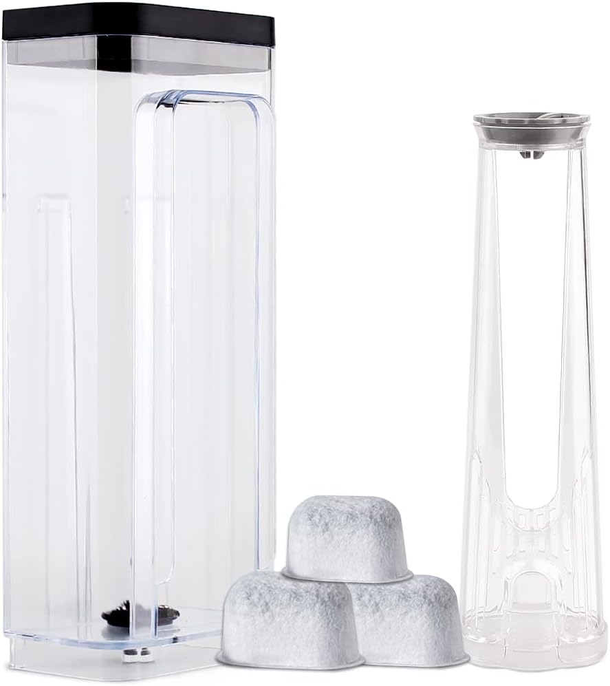 Anbige Replacement Parts 46oz Water Reservoir Includes Filter Holder and 3 charcoal Water Filters,Compatible with Keurig K-Slim Single Serve Coffee Maker