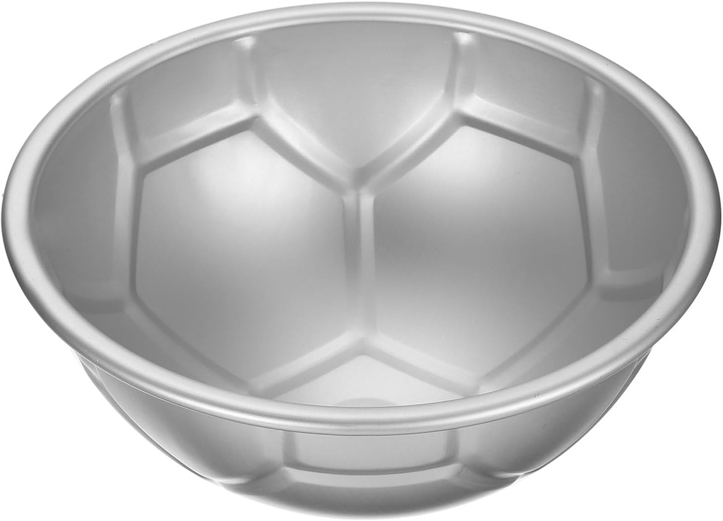 uxcell Metal Cake Pan Set, Aluminum Alloy Princess Doll Cake Baking Non Stick for Home Kitchen Dessert DIY, 8.9" Hemispherical