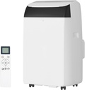 14,000 BTU (ASHRAE) / 10,200 BTU (SACC) Portable Air Conditioner for Spaces up to 750 Sq. Ft. 3-IN-1 Ultra-Quiet Room AC Unit with Cooling, Dehumidification, Fan Functions, Sleep Mode, 24-Hour Timer