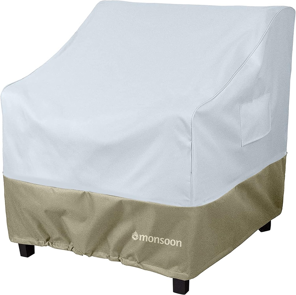 [monsoon] Patio Chair Cover Waterproof Outdoor Lawn Patio Furniture Chair Cover (32")