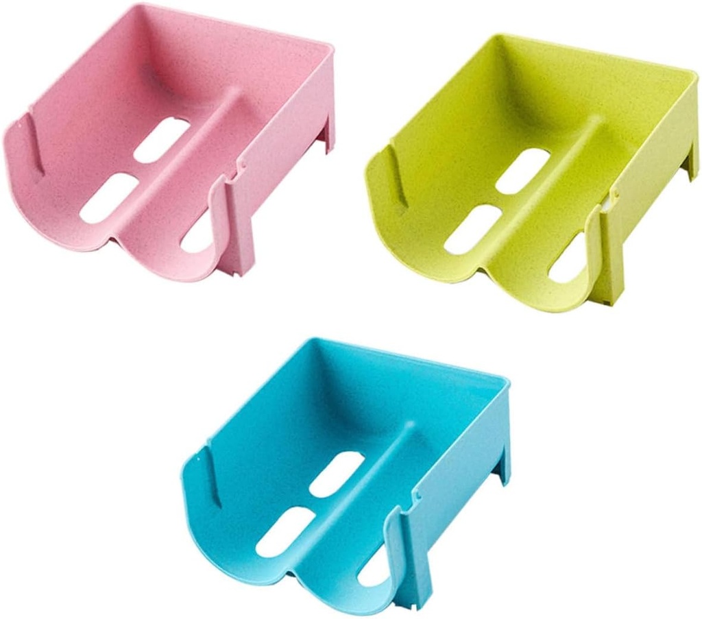 Soda Dispenser for Fridge Fridge Drink Organizer Soda Holder for Refrigerator Refrigerator Bins Organizer Bin Storage Rack Stackable Crisper