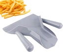 Fry Scoop | Popcorn & Fry Serving Shovel – Food Skimmer With Ergonomic Handle For Fast Food, Snacks, Ice, Chicken, Fish | Restaurant & Home Kitchen Tool For Easy Scooping & Packaging
