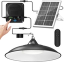 Solar Shed Light Indoor Outdoor, 2000LM Motion Sensor Pendant Light, Daytime Available Solar Indoor Lights with 4 Lighting Modes Remote Control for Barn, Patio, Gazebo, Shop, Garage