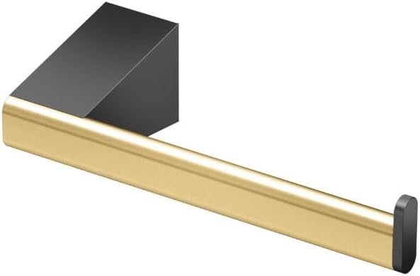 Gatco Toilet Paper Holder (Brass Matte Black, Brass Chrome)