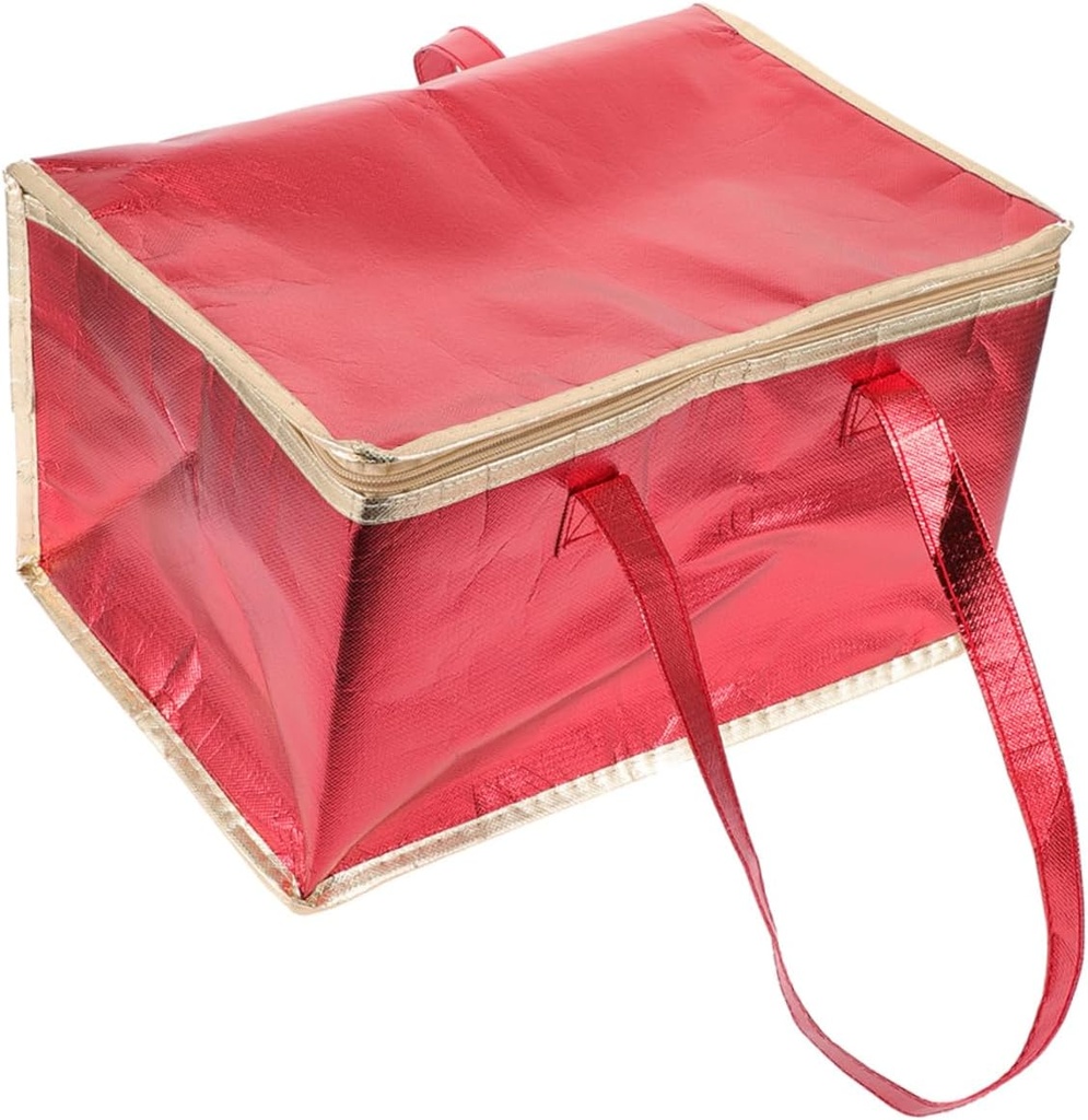 Cabilock Insulated Seafood Cake Pizza Carrier Bag Thermal Food Bag Sturdy Material