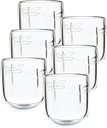 La Rochere Dragonfly Tumbler Glasses Set of 6 – French Pressed Glass Cups with Embossed Dragonfly Motif – Elegant, Country-Inspired Glassware for Juice, Cocktails & Everyday Entertaining (9.5 oz)