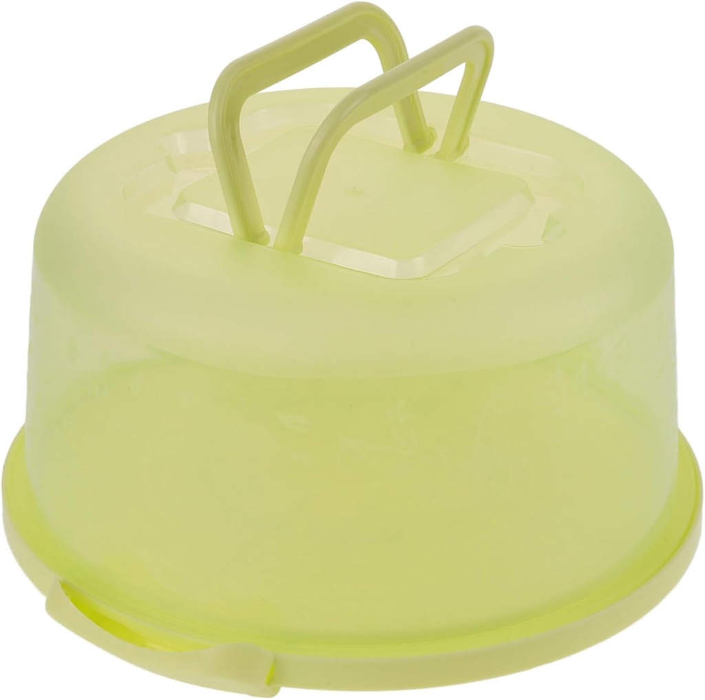 Cabilock Handheld Cake Carrier with Lid Reusable Cake Case for Birthdays Muffins Sturdy Transport Box for Storage and Easy Cleanup