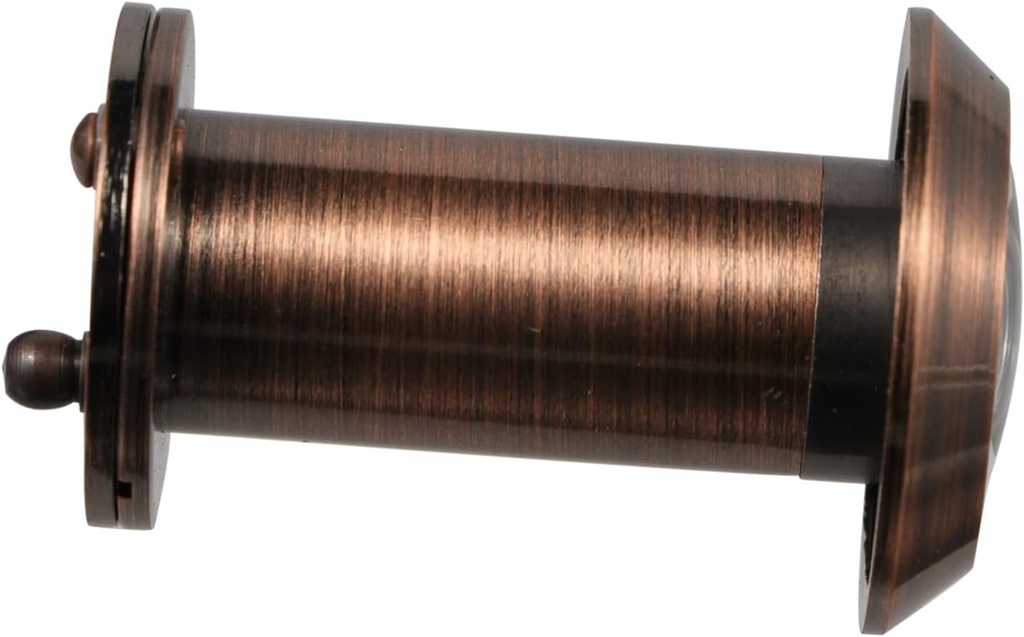 Safety Wide Angle Copper Door Viewer with Cover Peephole for Home and Office Easy Installation Security for Enhanced Privacy and Monitoring