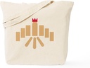 CafePress Kubb Game Tote Bag Natural Canvas Tote Bag, Reusable Shopping Bag