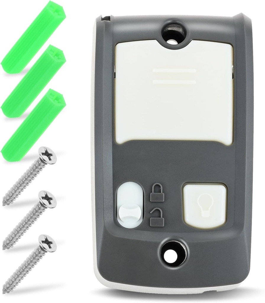 39165R Wall Console Compatible with Ge-nie Series II Garage Door Opener, Sure-Lock + Light Control Button, Wall Mount Wired Keypad, Replaces GBWCSL2-BX 37351R GBWC2-BX GPWC-2WLB