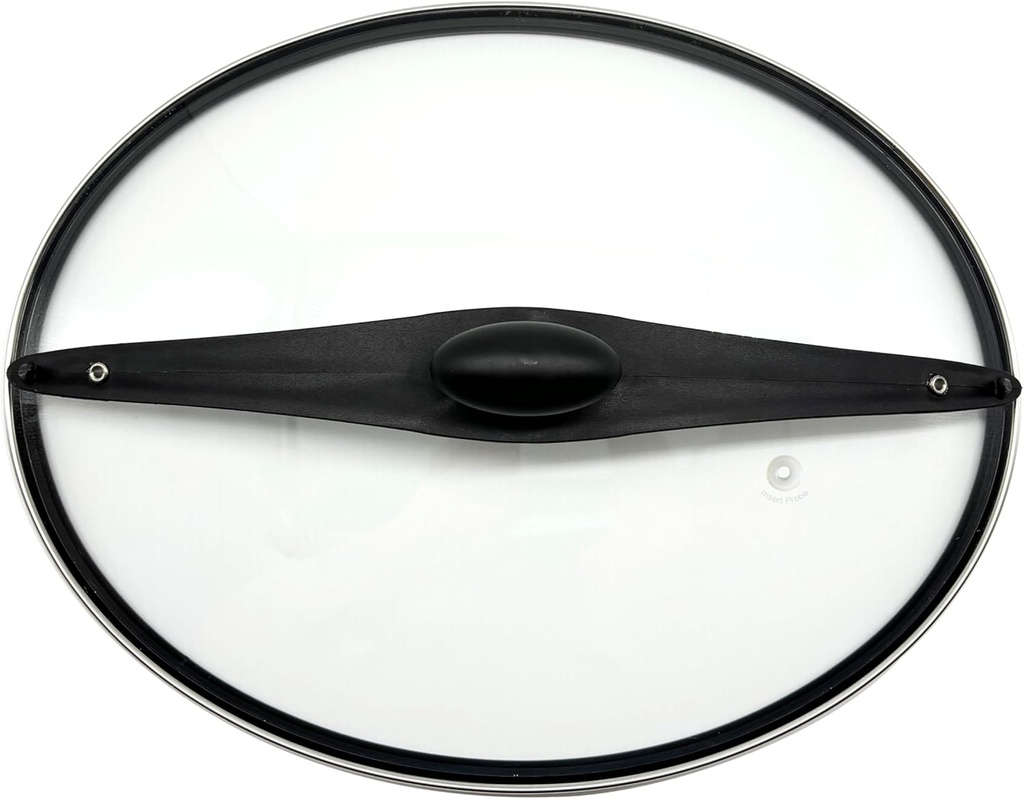 Oval Slow Cooker Lid with Sealing Ring and Clips Compatible for Hamilton Beach 6Qt Slow Cooker 33969，33866,33861