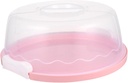 1pc Transparent Cake Box Portable Carrier for Birthday Cakes Multipurpose Food Cover for Transporting and Protecting Desserts