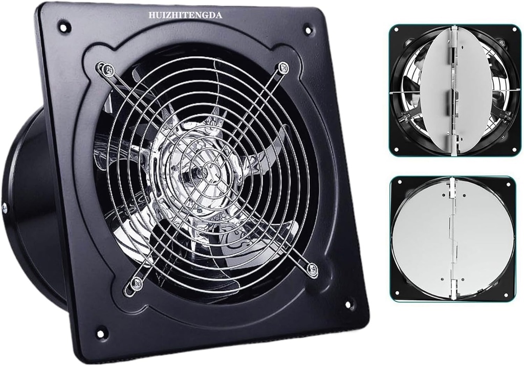 750W Explosion Proof Fan Industrial Axial Air Blower Fan,Through Wall Extractor Exhaust Ventilation Fan for Kitchen, Shopping Mall and Office(4-16 Inch)