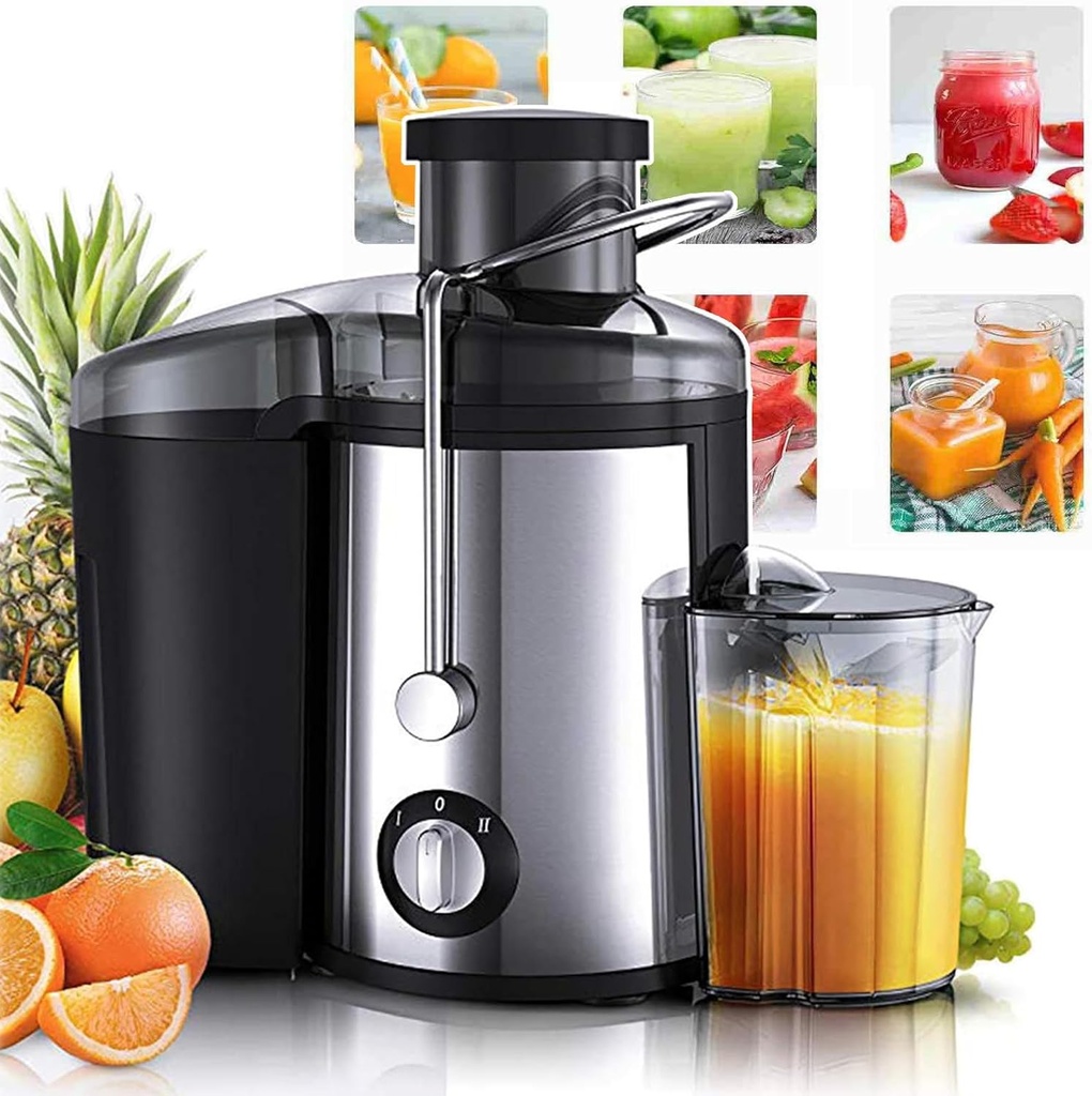 Citrus Juicer, Centrifugal Juicer Extractor with Large 6.5cm Feed Chute,Electric Juicer with 2 Speed Control,Easy to Clean, Anti-Drip, High Juice Rate