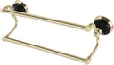 Kingston Brass BA91318PB Water Onyx Dual -Towel Bar, Polished Brass