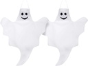 Skylety 2 Pcs 32 Inch Outdoor Halloween Ghost Decorations Tree Hanging Windsock White Flying Ghosts for Indoor Outdoor Tree Front Yard Porch Lawn Garden Pillar Party Decorations (Classic Style)