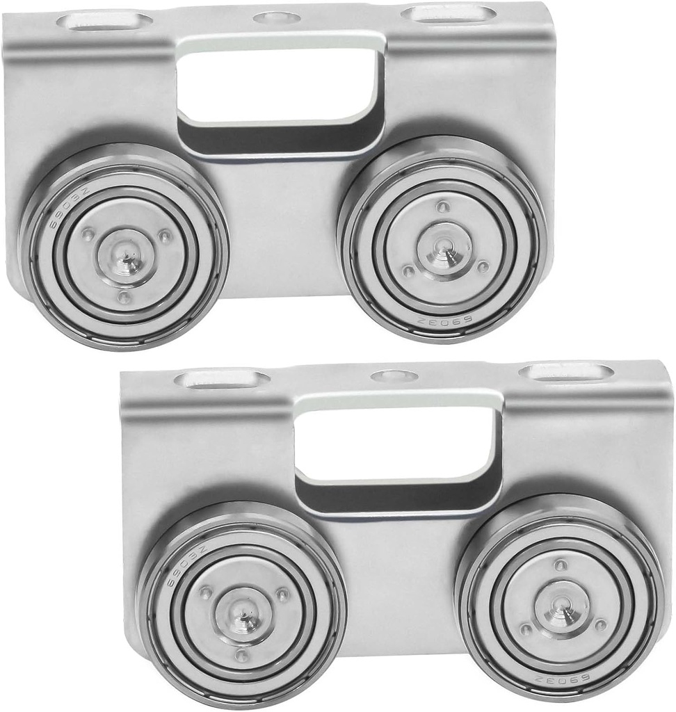 P2750-EG Trolley Assembly 4 Wheel Light Duty for Use with All 1-5/8" P1000, P1001, P5000, P5001, P5500, P5501 or Taller Strut Channel, Unistrut, Superstrut (2Pack)