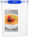 Sistema KLIP IT PLUS Cereal Storage Container | Airtight 4.2 Litre Food Pantry Storage Container | 4.2L | BPA-Free