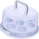 Unomor Portable Cake Carrier Handle Cupcake Packing Box for Cakes Muffins and Desserts Versatile Food Storage Container for Home and Travel